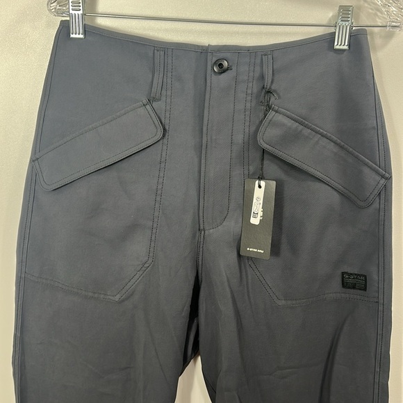 G-Star Raw Women’s Pilot Cropped Pant color is Petrol size 28. NWT. - Picture 2 of 14